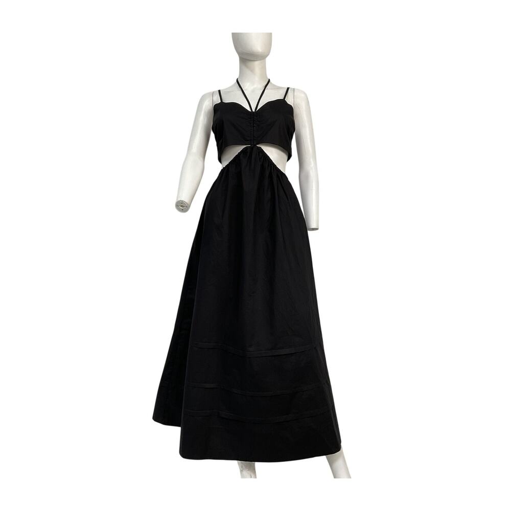 Nicholas Cutout Black Baylee Maxi Dress Size 4 NWT - Picture 2 of 5